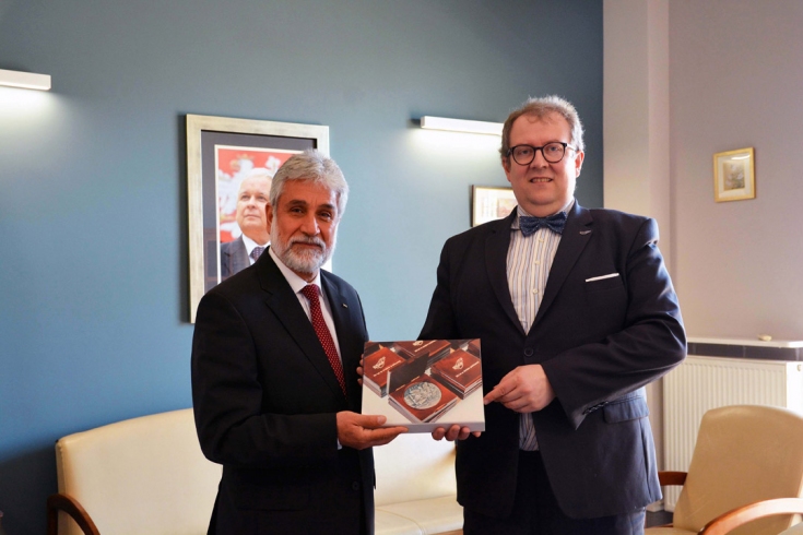 Ambasador Palestyny i Dyrektor KSAP